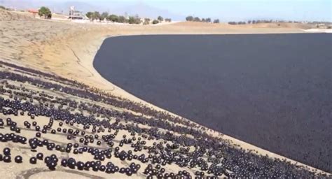 This Is What 20000 Shade Balls Rolling Into The La Reservoir Looks Like