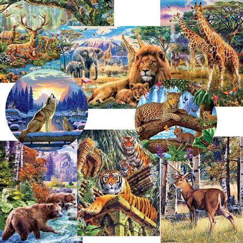 Wildlife 8 In 1 Multipack Puzzles 2 300 Pieces 4 550 Pieces 1