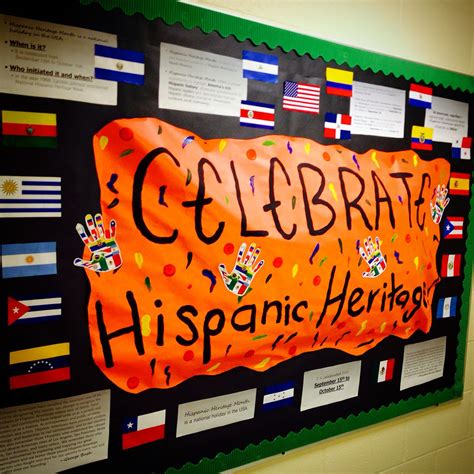 celebrate hispanic heritage month spanish bulletin boards spanish classroom teaching spanish