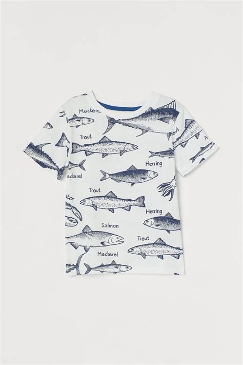 Printed T Shirt Whitefish Kids Handm Gb