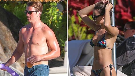 Miles Teller Keeps Top Gun Look And Model Gf Shows Off Bikini Bod In Maui