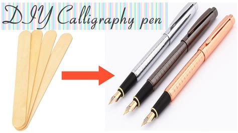 How To Make Calligraphy Pen At Home Diy Calligraphy Pen How To