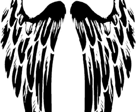 Angel Tattoos Png Transparent Images Tribal Angel Wings Tattoo