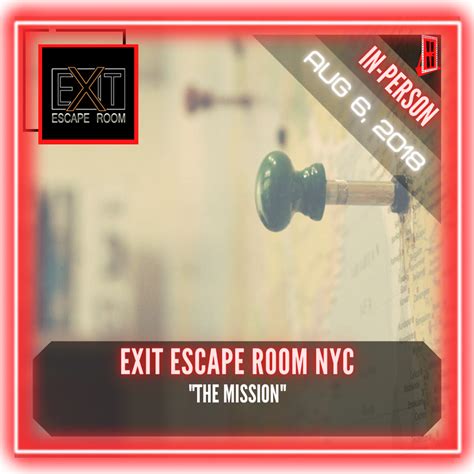 exit escape room nyc the mission