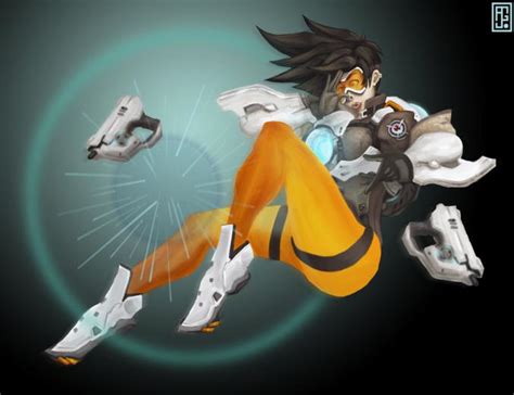 Free Download Overwatch Tracer Fanart By Benlo 1280x758 For Your