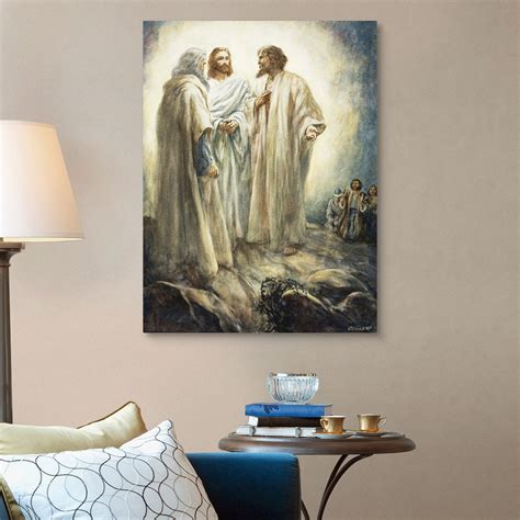 Jesus Canvas Wall Art Print Religious Home Decor Ebay
