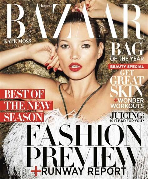 We Look Back At Kate Mosss Gorgeous Harpers Bazaar Covers See Them