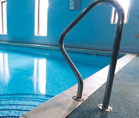 Arc Flange Type Removable Stainless Steel 304 Swimming Pool Handrail