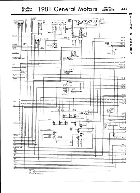 1982 El Camino Wiring Diagram
