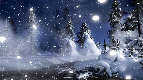 Night Snow Wallpaper Background 56 Images