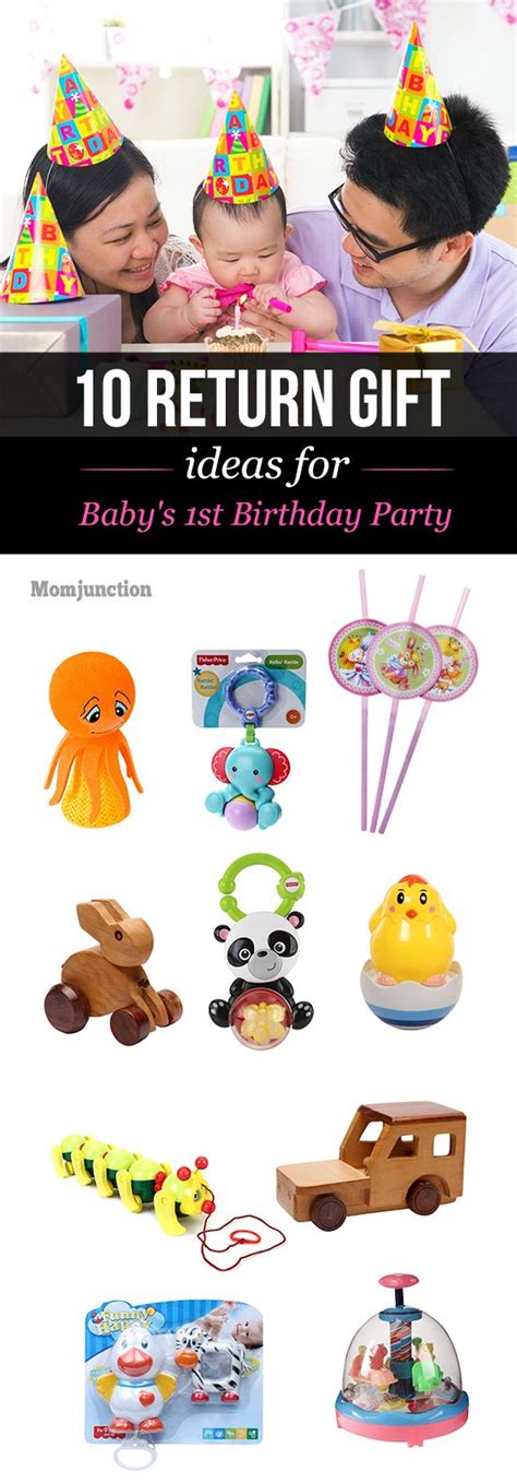 If you have a bigger budget use all the ideas i mentioned above and make a huge birthday goodie bag for the kids. 15 Awesome Return Gift Ideas For 1st Birthday Party ...