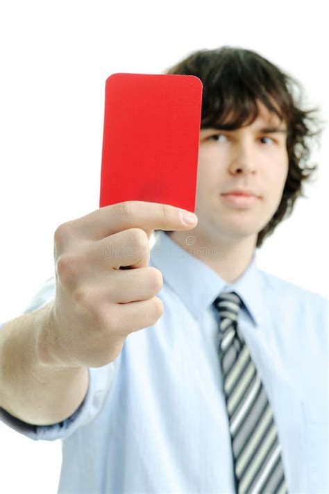 Red Card Stock Image Image Of Decisions Adults Differential 18747537
