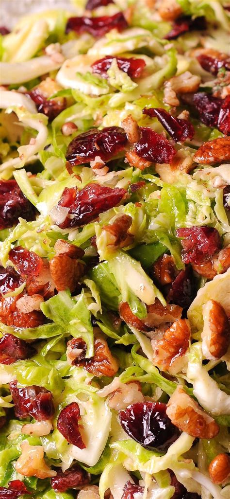 They also don't have to know it only took 30 minutes. Shredded Brussels sprouts, dried cranberries and delicious ...
