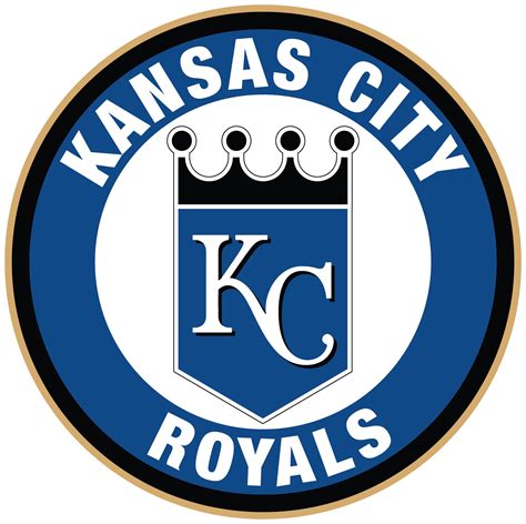 Kansas City Royals Logo Circle Logo Vinyl Decal Sticker 5 Sizes
