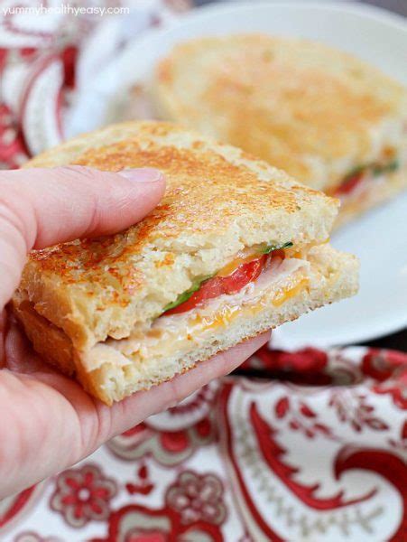 Southwestern Crispy Grilled Turkey And Cheese Sandwiches With Chipotle