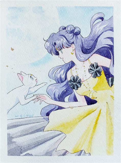 Luna And Artemis By Ash Arte Sailor Moon Sailor Moon Stars Sailor Moon