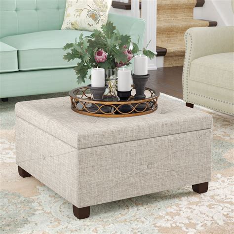Storage ottoman coffee table are multitasking world of furniture, serving not only as footrests and hidden storage, but also as coffee tables, end tables or even makeshift emergency seats. Storage Ottoman Coffee Table - Modern House