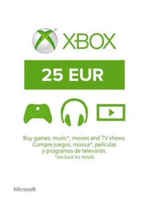 Microsoft T Card 25 Euro Xbox Live за Xbox 360 Xbox Live Xbox