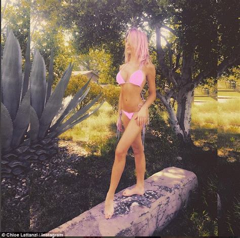 Chloe Lattanzi Flaunts Ample Assets In A Skimpy Bikini With New Pink