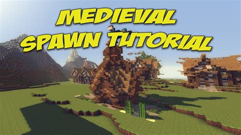 2 Minecraft Tutorial How To Build A Spawn Medieval Server In