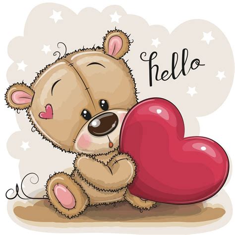 Teddy Bear With Heart Pink Teddy Bear Teddy Bear Baby Shower Love