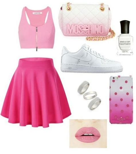 Pink Summer Girl Outfit Polyvore On We Heart It Ropa