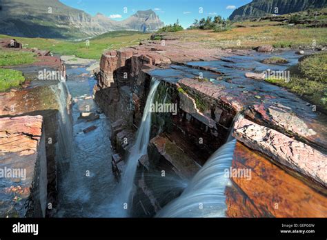 Triple Falls Glacier National Park Hi Res Stock Photography And Images