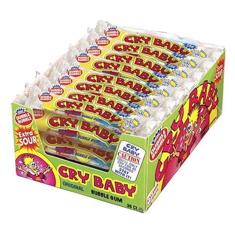 Cry Baby Extra Sour Bubble Gumball Tubes All City Candy