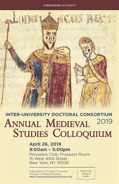 Cochrane's colloquium is our annual flagship event, which brings together cochrane contributors and one important and highly anticipated element of our colloquium is our poster sessions. April 26 | IUDC - Annual Medieval Studies Colloquium 2019 ...