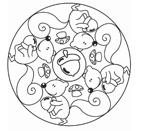 Su esquema geométrico presenta figuras que van. mandalas faciles | Mandalas para niños, Mandalas animales, Mandalas