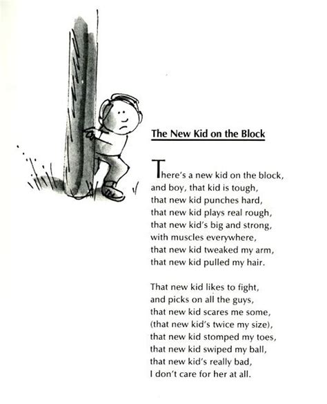 The New Kid On The Block By Jack Prelutsky Illustrations By James