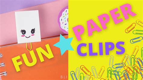 How To Make Fun Paper Clips Crafts 😍📒📎🖇 ≠paperclipshacks ≠