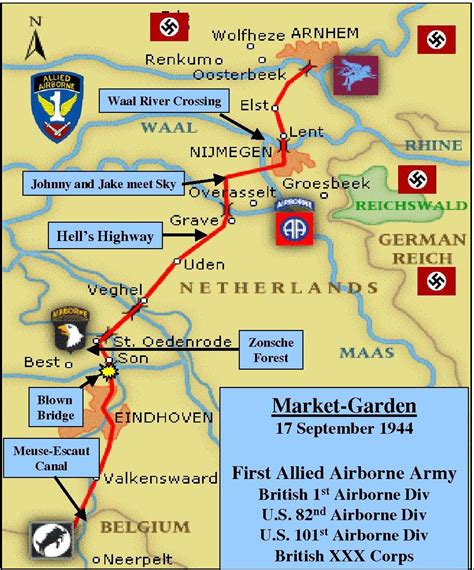 Operation Market Garden Bridges Map Blog About Gardening