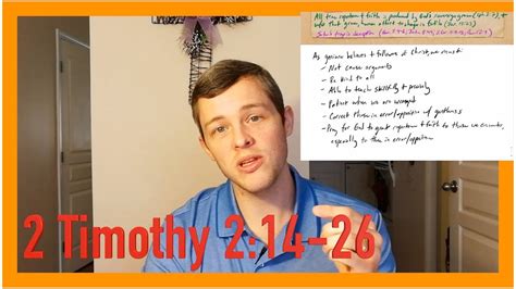 2 Timothy 214 26 7 Most Influential Bible Passages Youtube