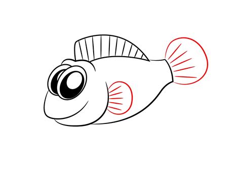 How To Draw A Cartoon Fish Draw Central