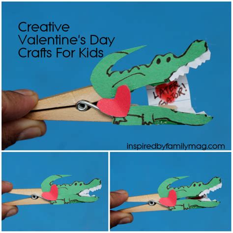 Any of these card designs will make your kid the star of class. Creative Valentine's Day Card Craft for Kids