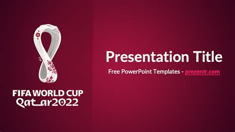 World Cup Qatar 2022 Powerpoint Template Prezentr Ppt Templates