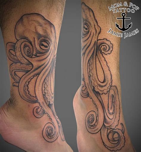 23 Octopus Tattoos On Calf