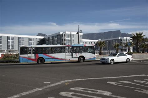 Myciti Buses At Bus Stop In Cape Town South Africa Editorial