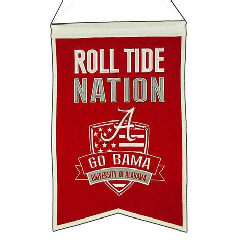 Ncaa University Of Alabama Crimson Tide Nation Banner