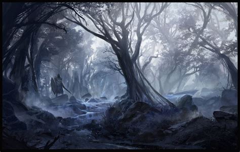 Misty Forest By Sebastianwagner On Deviantart Misty Forest Fantasy
