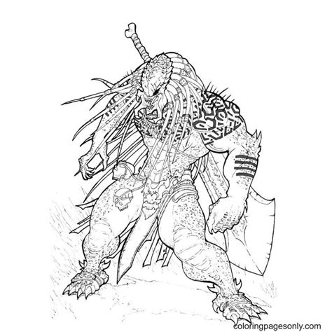 Predator Coloring Pages Coloring Pages For Kids And Adults In 2023