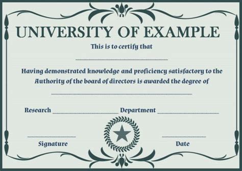Honorary Doctorate Certificate Template 7 Best Templates In Doctorate