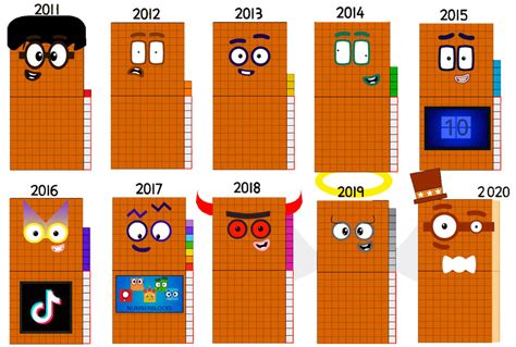 Numberblocks 2011 To 2020 From 21th Century By Silviacat3 On Deviantart