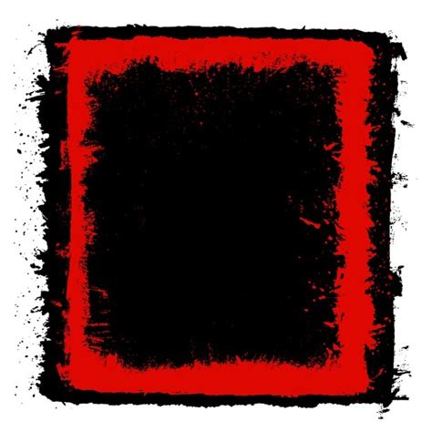 Free Vector Red And Black Frame With Grunge Texture