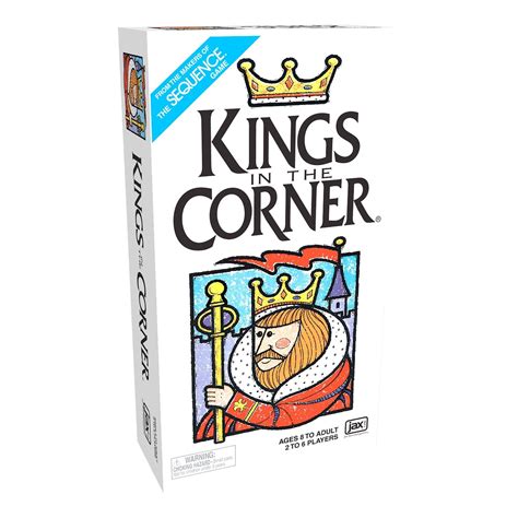 Kings In The Corner Game By Jax Ltd Classic Card Games Card Games