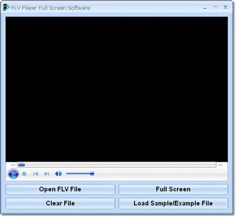 Flash video (flv) is becoming more popular on the web since it can easily be embedded in a webpage and is supported by most since the three listed sites contain millions of video clips, flv files are spreading like wildfire across the web. FLV Player Full Screen Software - Free download and ...