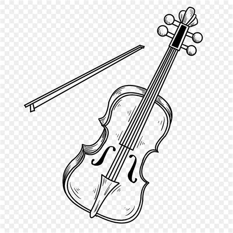 Line Drawing Violin Musical Instrument Violin Classical Instrument