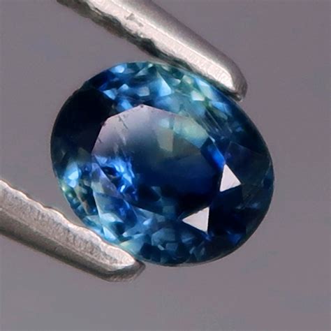 053cts Natural Blue Green Sapphire Normal Heat Only Exclusive Color