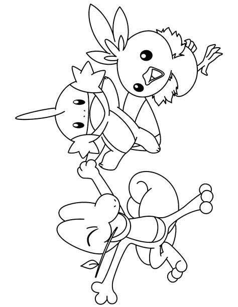 Pokemon Mudkip Coloring Pages Coloring Pages